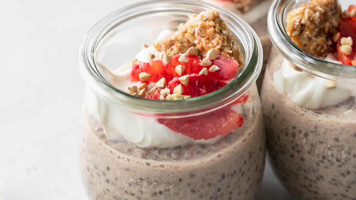 Blood Orange Chia Pudding
