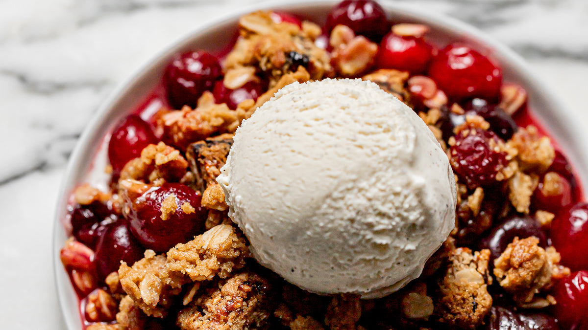 Cherries and Berries Cobbler