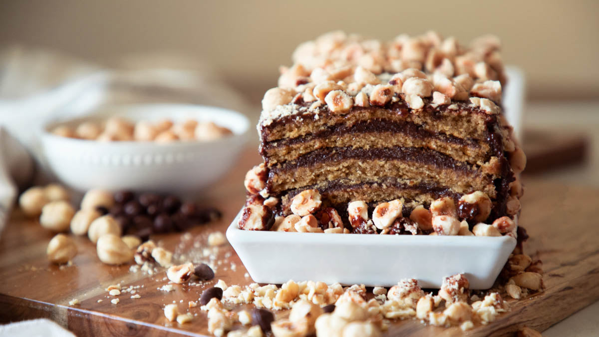 Chocolate Cake with Hazelnuts