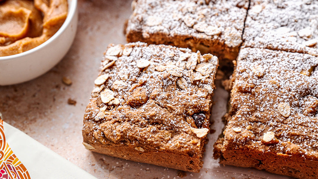 Salted Caramel Apple Squares