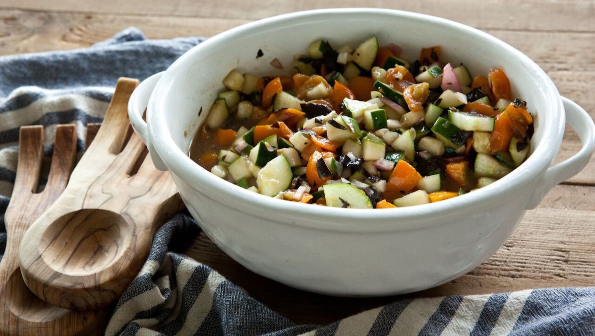 Tomato Cucumber Red Onion Salad
