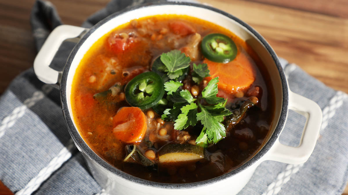 Vegan Lentil Vegetable Soup