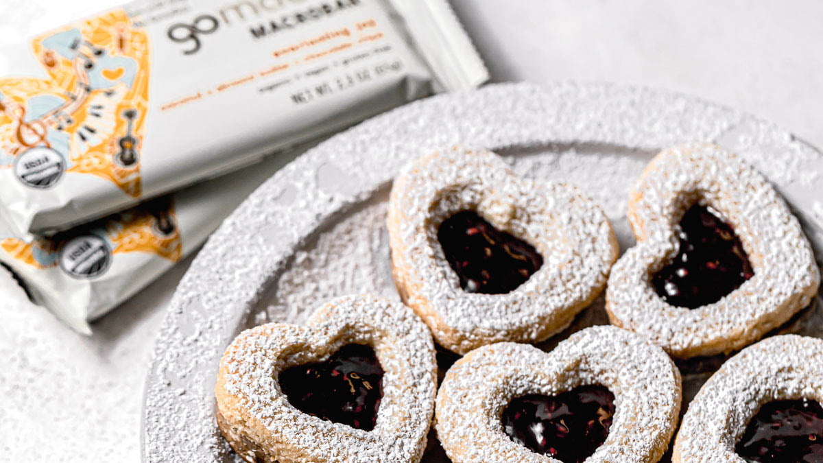 Vegan Linzer Cookies