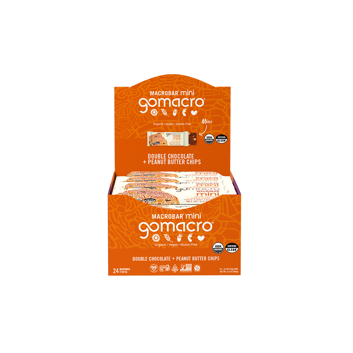 Double Chocolate + Peanut Butter Chips MacroBar Mini