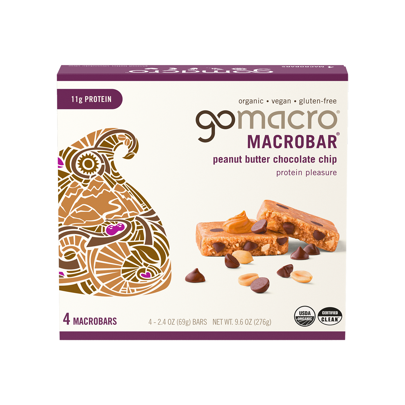 Peanut Butter Chocolate Chip MacroBar Multipack | Organic + Vegan