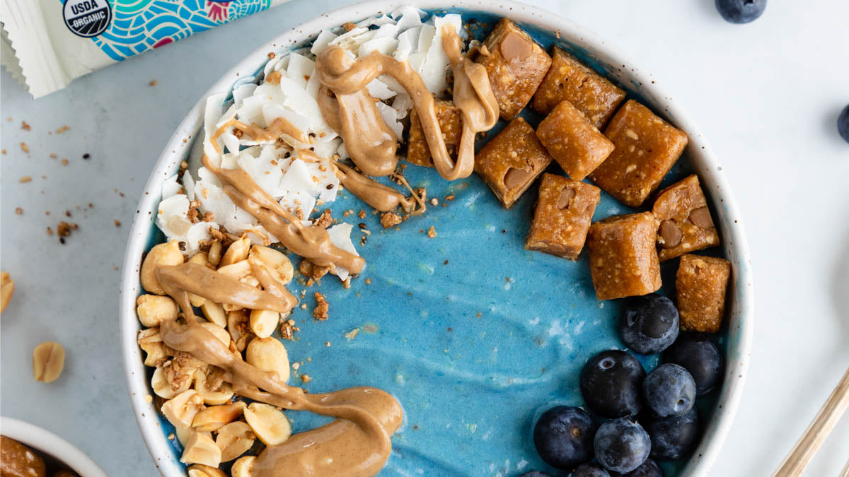 Blue Protein Smoothie Bowl