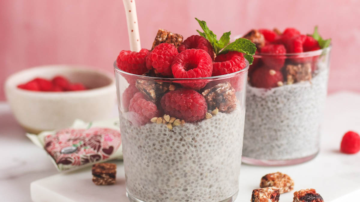 Cherry Berry Chia Pudding
