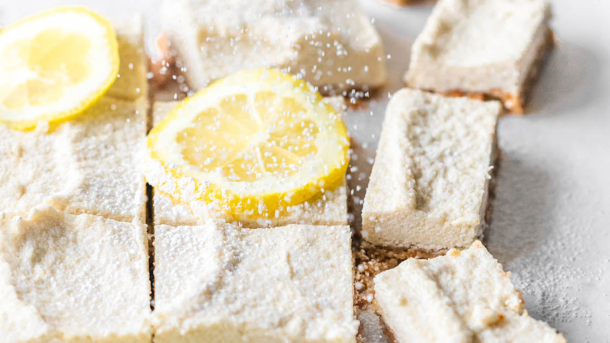 Creamy Vegan Lemon Bars