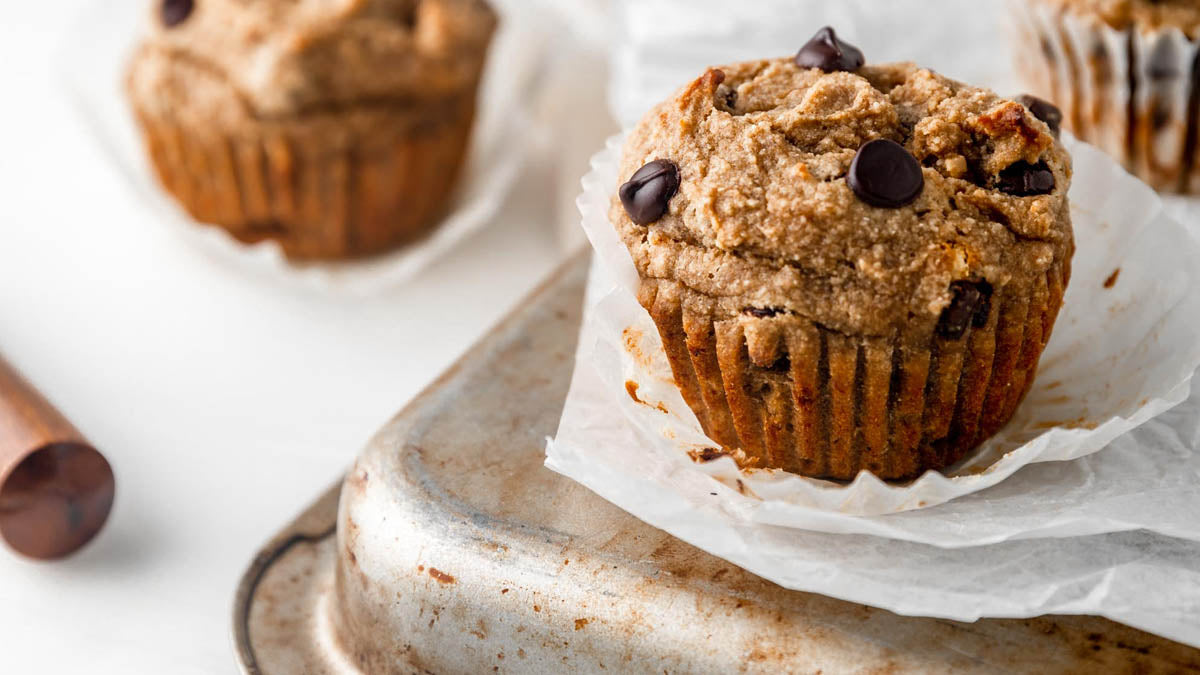 Double Chocolate and Peanut Butter Chips Muffins