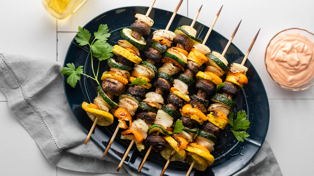 Grilled Veggie Kabobs