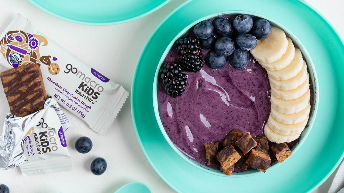 Kids Gluten-Free PB&J Smoothie Bowl