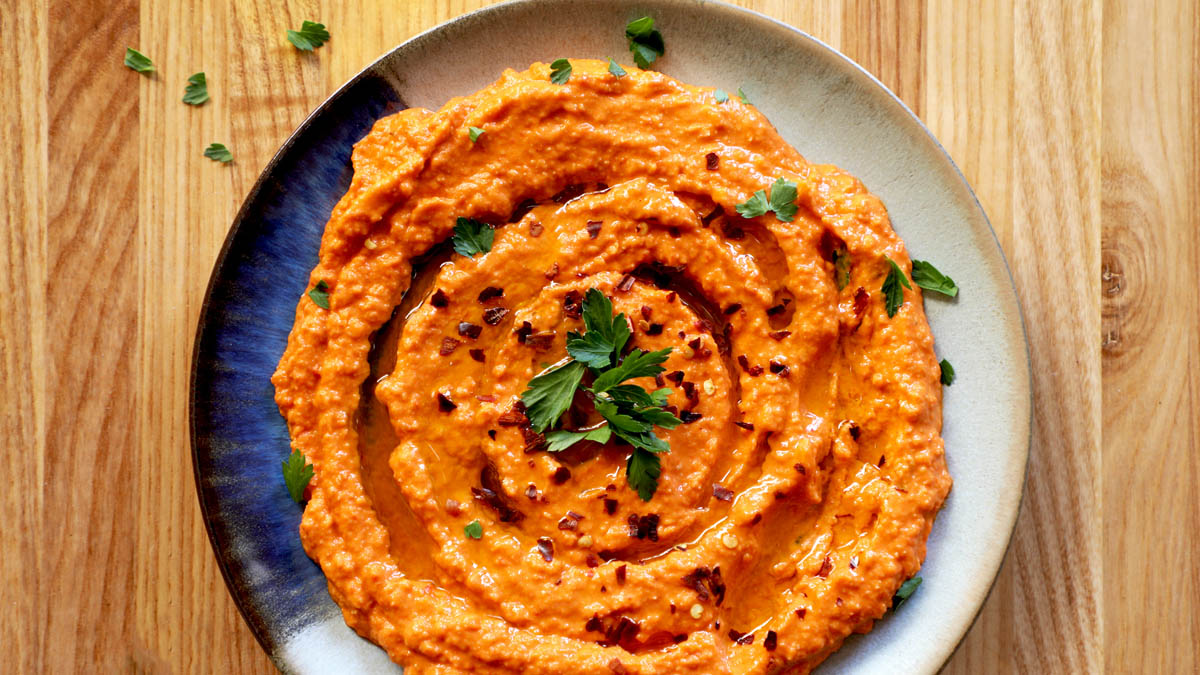 Roasted Red Pepper Hummus