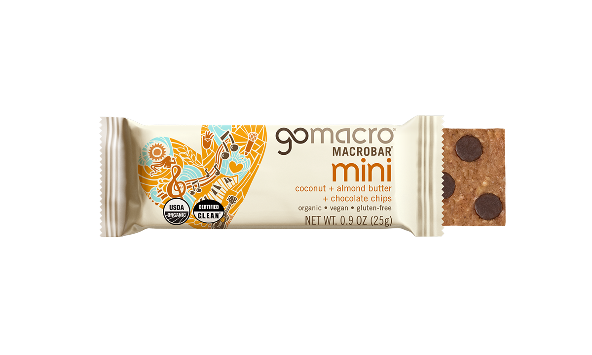 Coconut + Almond Butter + Chocolate Chips MacroBar Mini