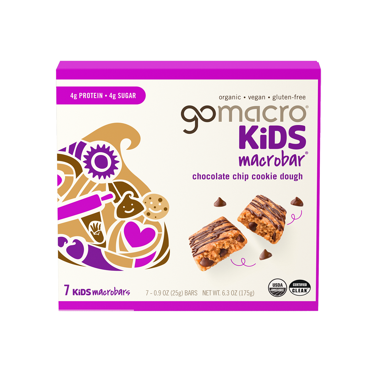 Kids Chocolate Chip Cookie Dough MacroBar