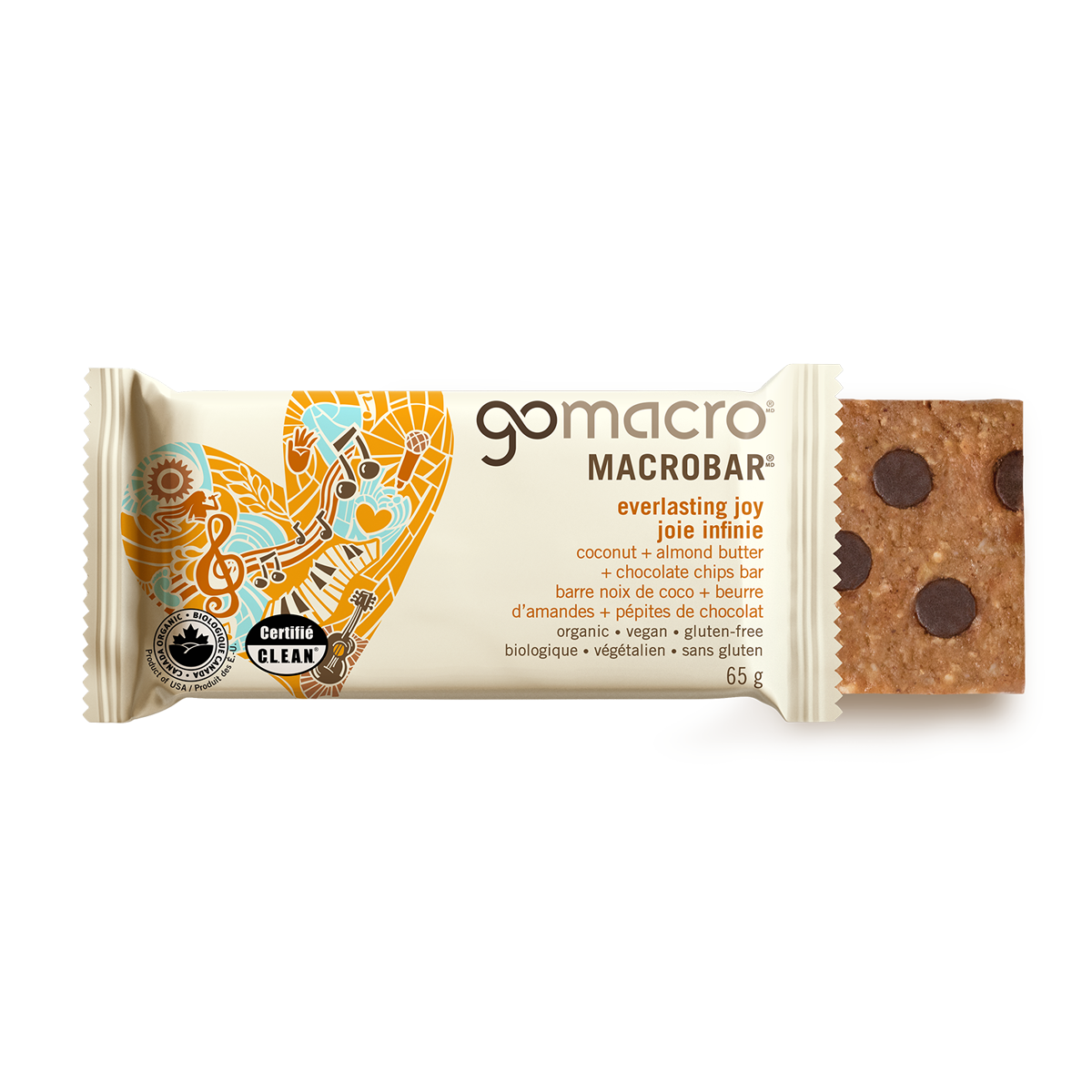 Coconut + Almond Butter + Chocolate Chips MacroBar