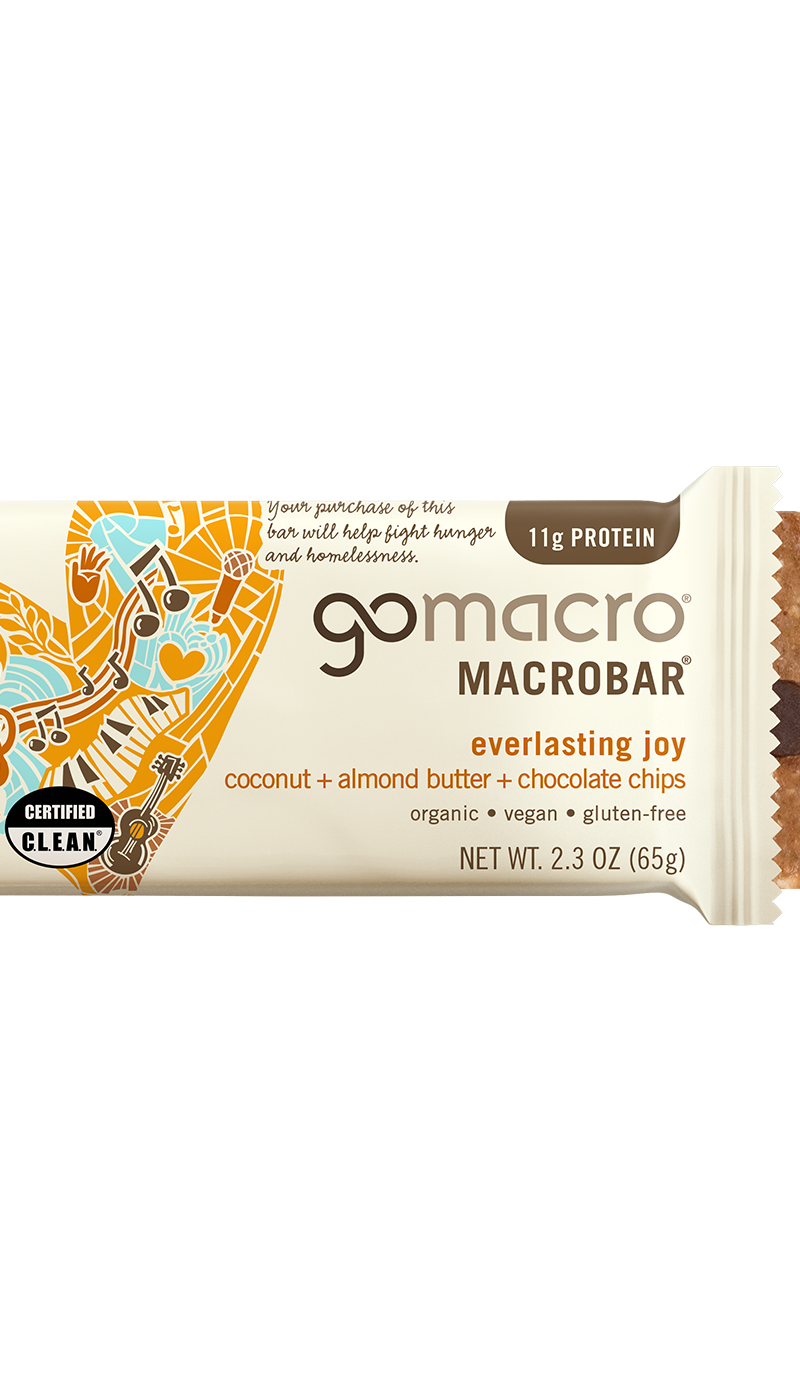 GoMacro Coconut + Almond Butter + Chocolate Chips MacroBar