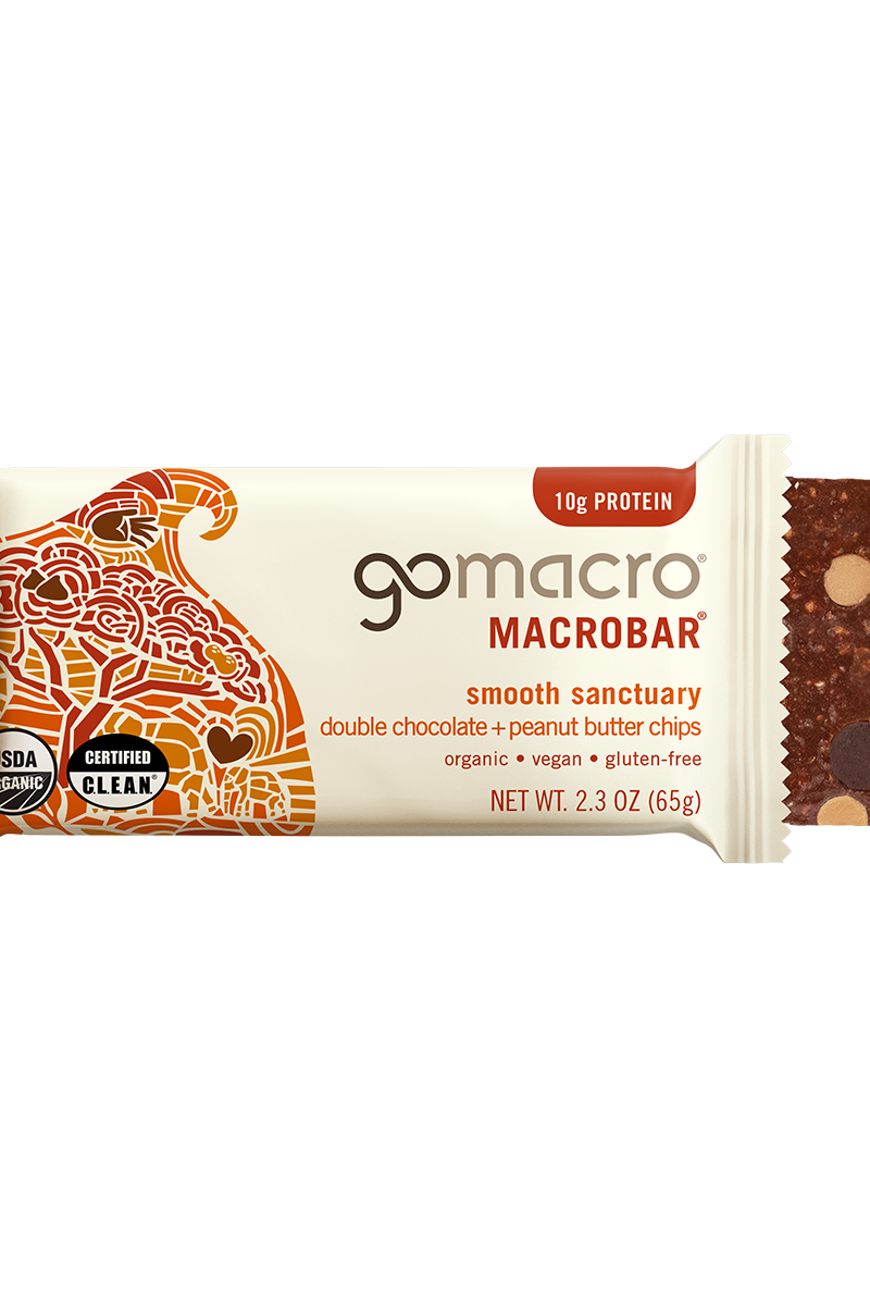 GoMacro Double Chocolate + Peanut Butter Chips MacroBar