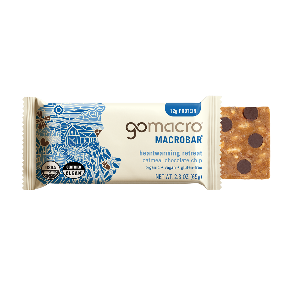 GoMacro Oatmeal Chocolate Chip MacroBar