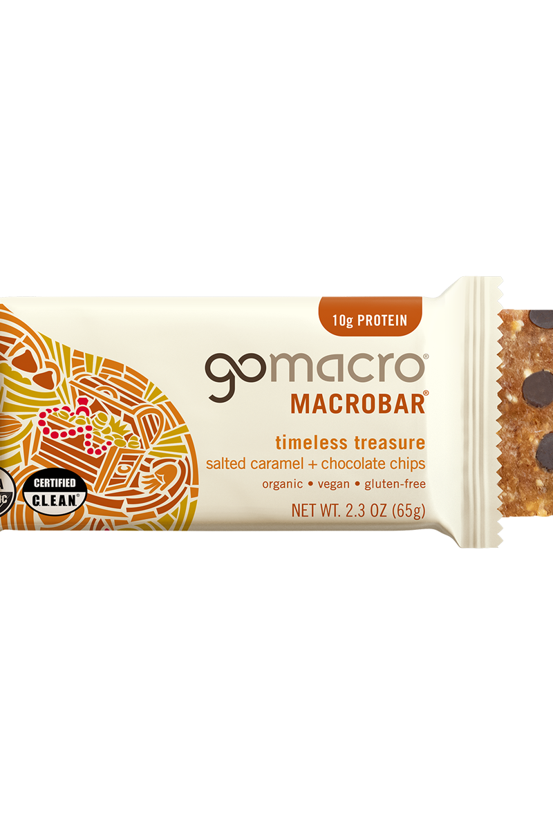 GoMacro Salted Caramel + Chocolate Chips MacroBar