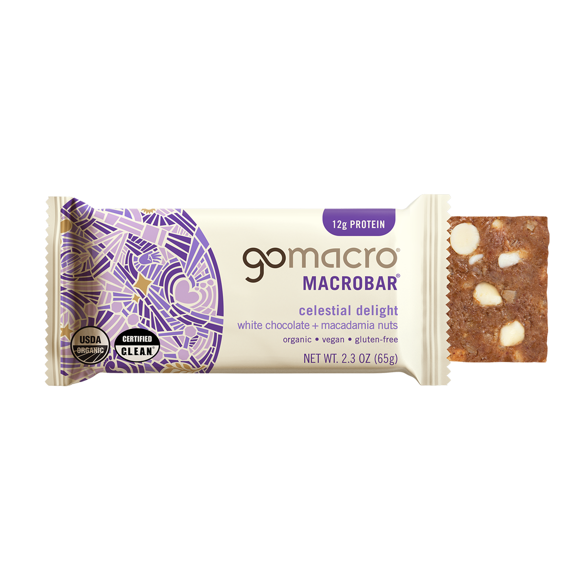 White Chocolate + Macadamia Nuts MacroBar