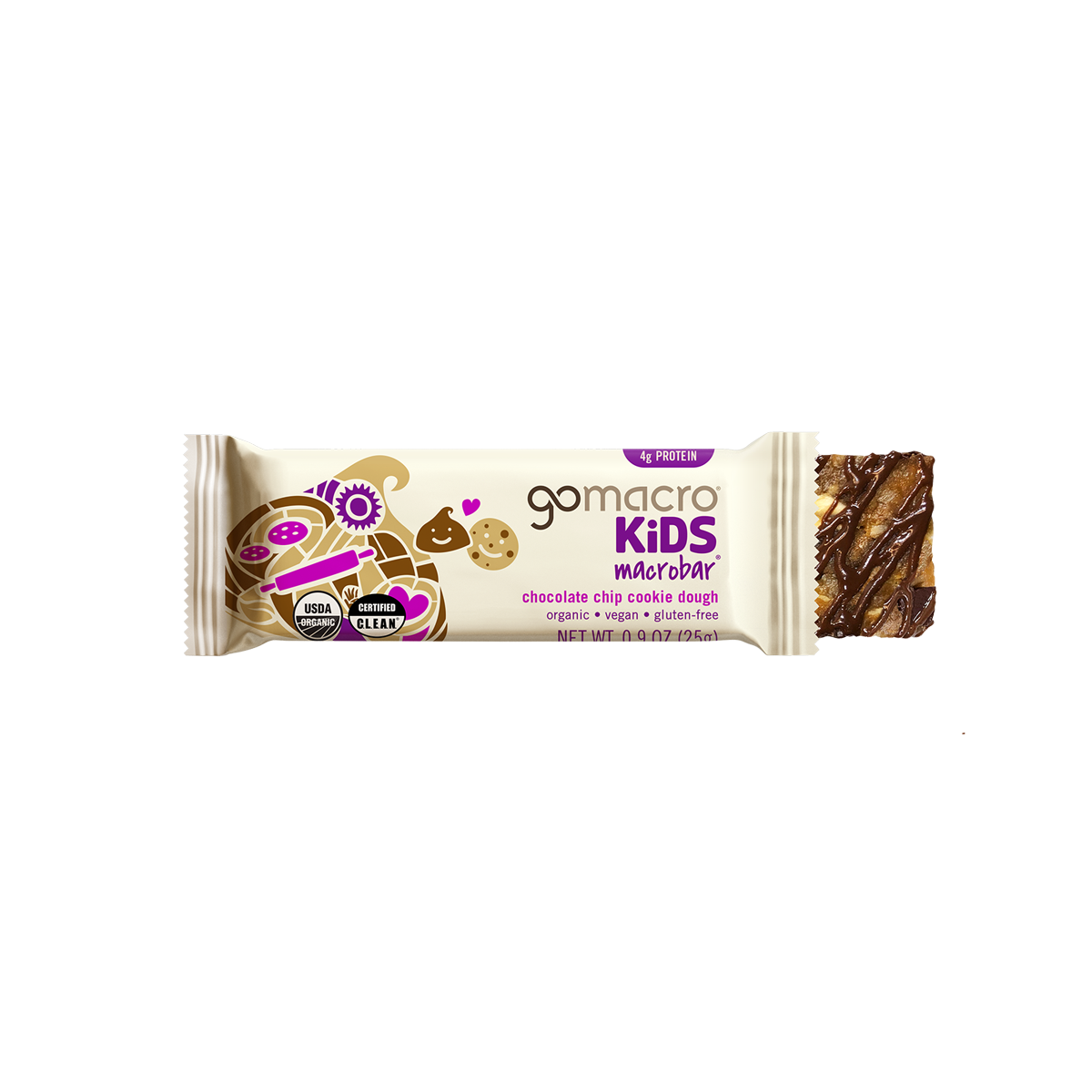 Chocolate Chip Cookie Dough Kids MacroBar Multipack