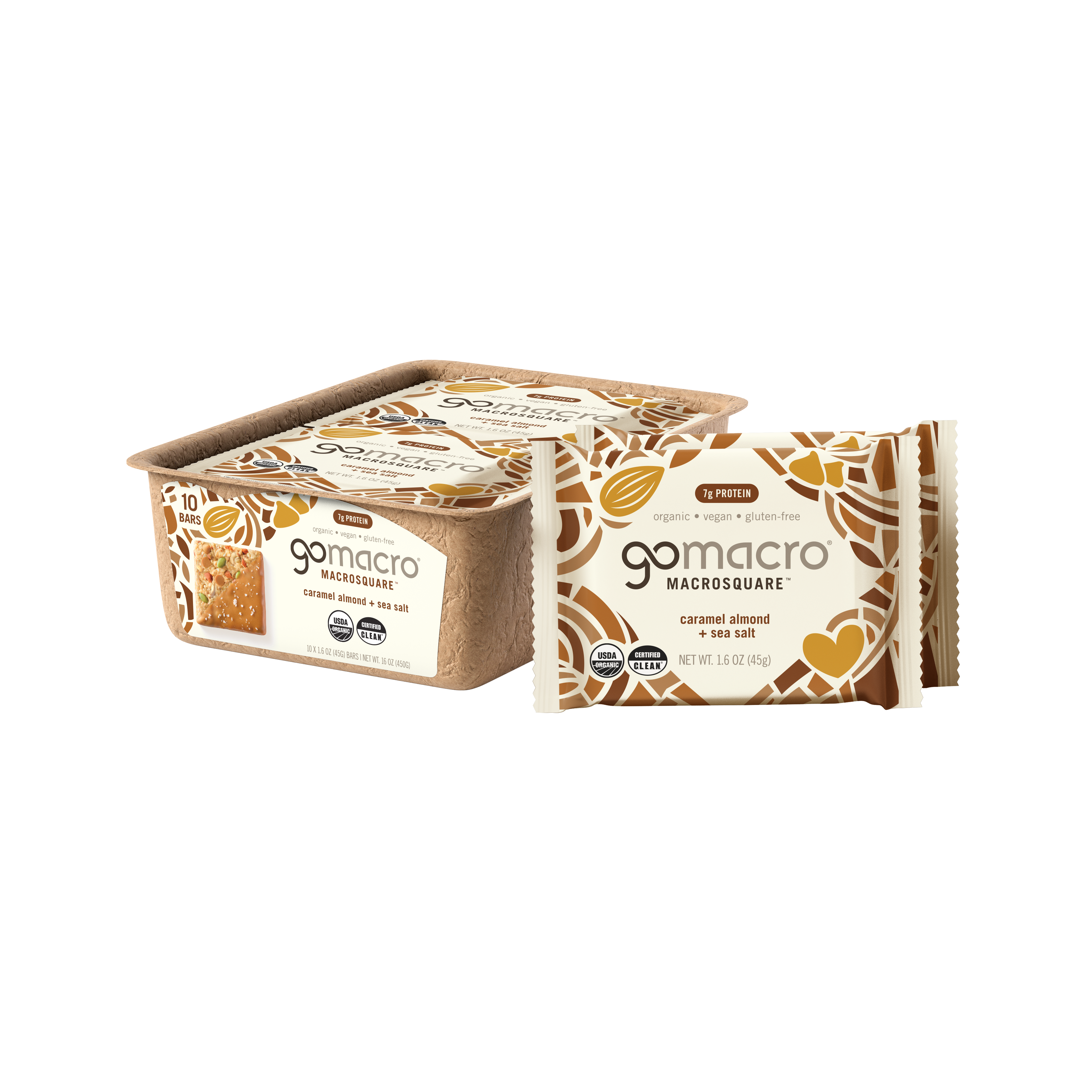 Caramel Almond + Sea Salt MacroSquare