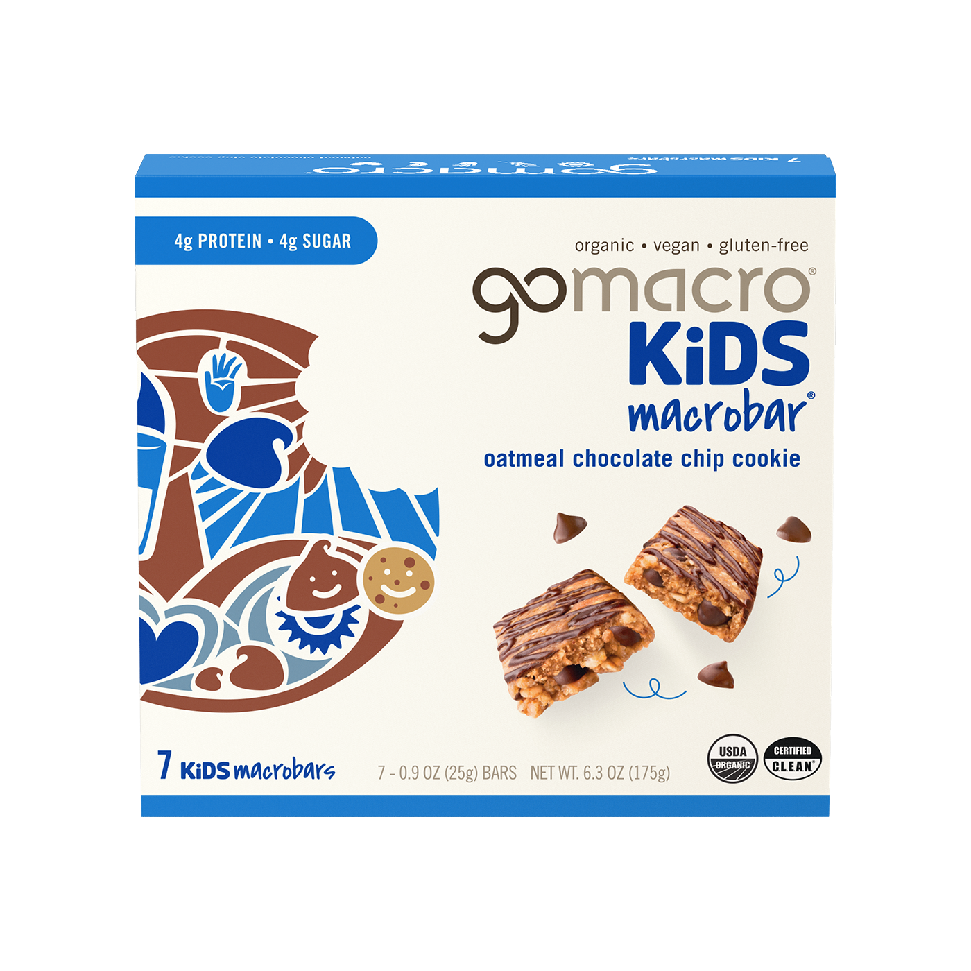 Oatmeal Chocolate Chip Cookie Kids MacroBar Multipack