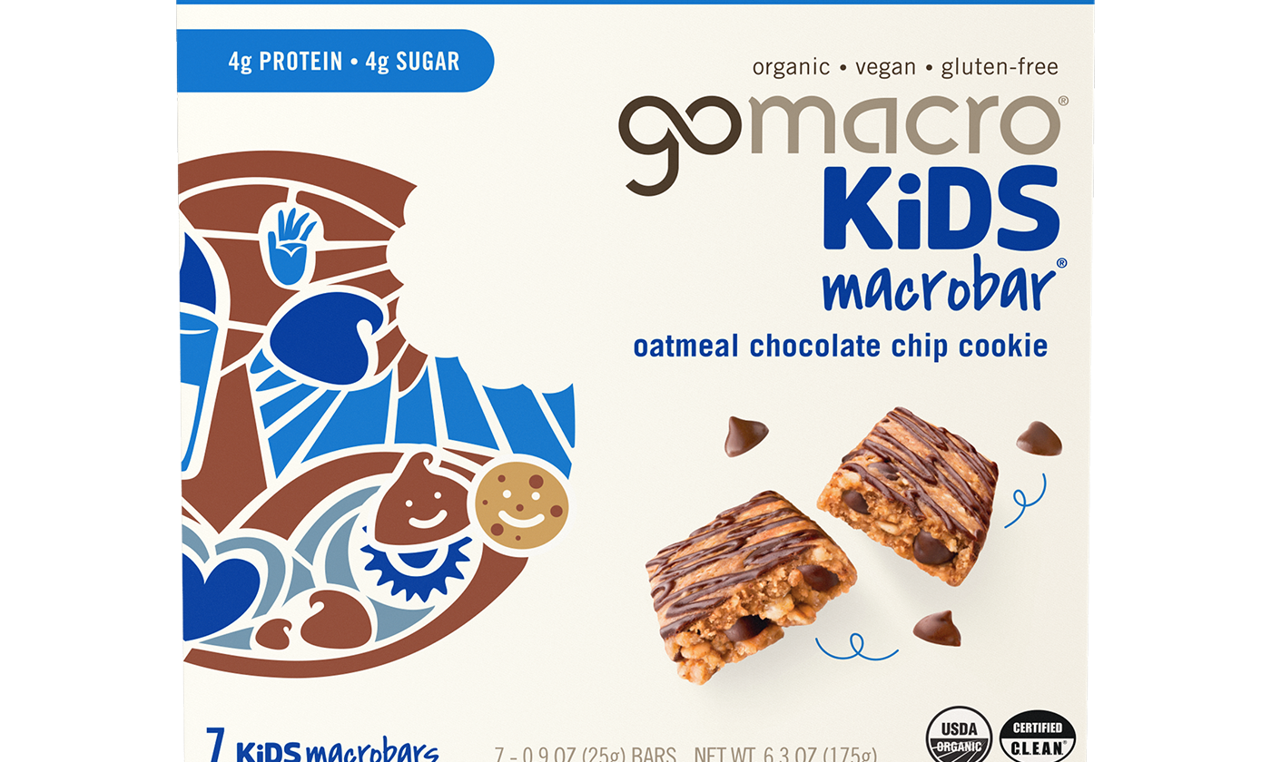 Oatmeal Chocolate Chip Cookie Kids MacroBar Multipack