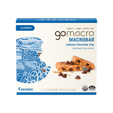 マルコ•パゴット Oatmeal Chocolate Chip MacroBar Multipack | Organic + Vegan +