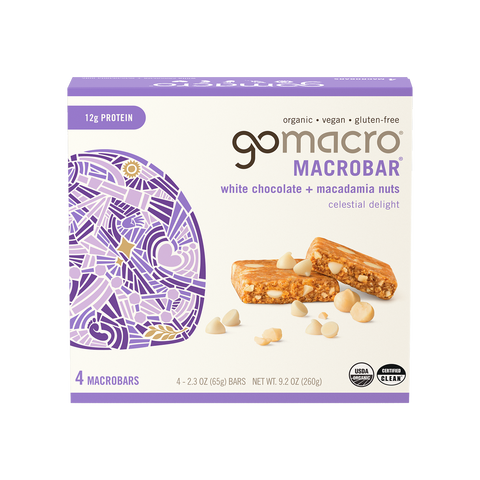 White Chocolate + Macadamia Nuts MacroBar Multipack | Organic + White Chocolate + Macadamia Nuts MacroBar Multipack | Organic +