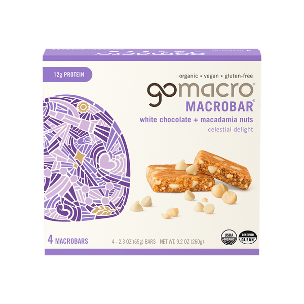 White Chocolate + Macadamia Nuts MacroBar Multipack | Organic +