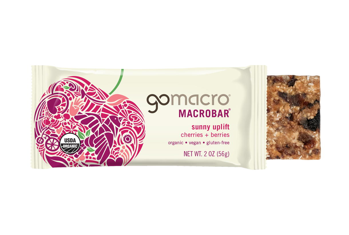 GoMacro Cherries + Berries MacroBar