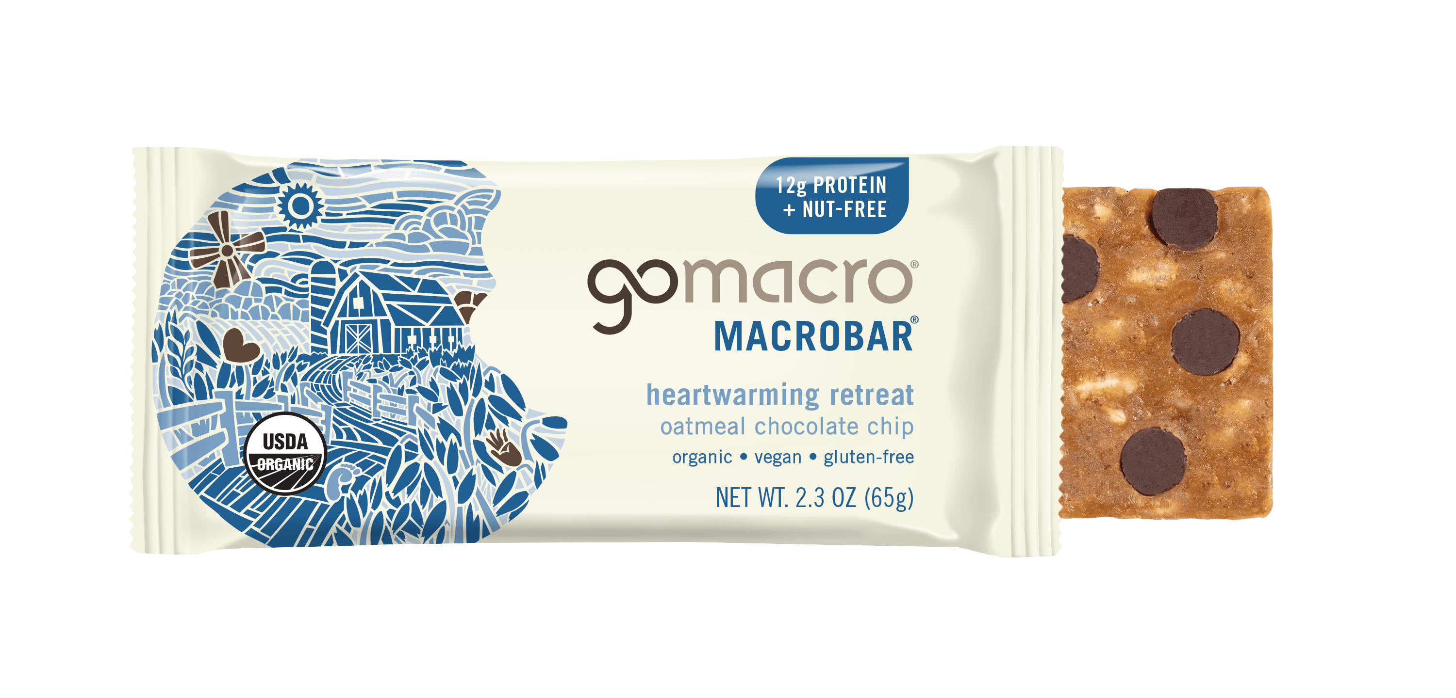 GoMacro Oatmeal Chocolate Chip MacroBar